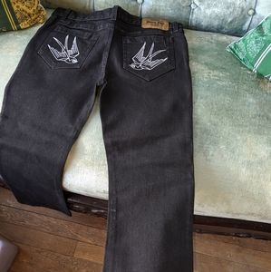 Beauty Fiend Cropped darkwash jeans